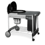 Weber Performer Deluxe 22??? Black Charcoal Grill with Gas Ignition and Gourmet BBQ System