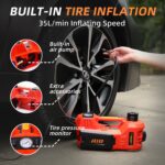 STANDTALL Electric Car Jack Kit 5 Ton 12V Car Jack Hydraulic