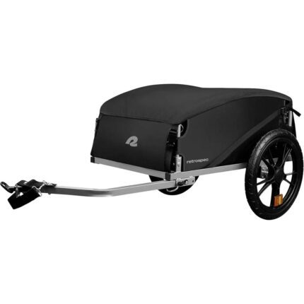 Retrospec Cargo Bike Trailer with Folding Frame & Weather Resistant Fabric