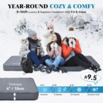 Hikenture Inflating Sleeping Pad Camping Mattress with Pump Sack