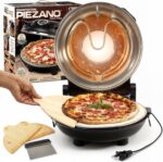 PIEZANO Crispy Crust Pizza Oven by Granitestone ??Electric Pizza Oven Indoor Portable 12 Inch Indoor Pizza Oven Countertop Pizza Maker Heats up to 800?F for Stone Baked Pizza at Home As Seen on TV