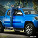 OEDRO Drop Down Running Boards Compatible Textured Steel Nerf Bars