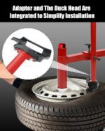 ?EXODIOS Upgrade Manual Tire Changer Duck Head Kit with Silver Cone
