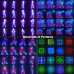 Ehaho DJ Laser Party Lights, 3D Animation RGB Lazer Stage Lighting