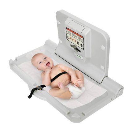 Alpine Wall Mounted Baby Changing Station with Safety Strap