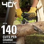 Greenworks 40V 16" Brushless Cordless Chainsaw For Tree Felling,Limbing,Pruning