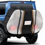 STARTWO Bike Cover with Two Elastic straps and License Plate Window