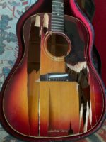 1963 Gibson J45 Adj. Acoustic Guitar Cherry Sunburst for Project Repair
