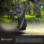 KESSER? Aluminium Cantilever Parasol + Cover Diameter 350 cm and Crank Device Crank Umbrella with Stand UV Protection Aluminium Water-Repellent Canopy 360?? Function Garden Umbrella Market Umbrella