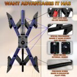 ?RVPNR CN X-Shaped Wheel Chock Stabilizer,RV Stabilizer Wheel Chock Scissor