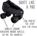 Junior Stealth Jam Skates for Men and Women - Indoor Unisex Roller Skates