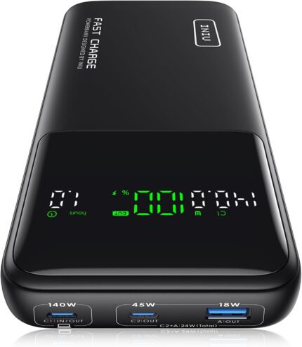 INIU Power Bank,25000 mAh 140 W Power Bank Small But Strong USB C Input & Output for Phone & Laptop,External Mobile Phone Battery for MacBook Pro Steam Deck iPhone 16 15 14 13 12 Pro Samsung S23