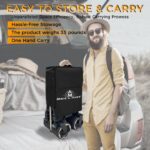 Mellart 450lbs Heavy Duty Wagon Cart,45'' Ultra-Large Wagons Carts Foldable