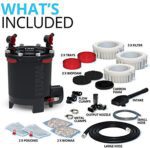 High Performance Aquarium Filter,Canister Filter for Aquariums up to 400 Gal.