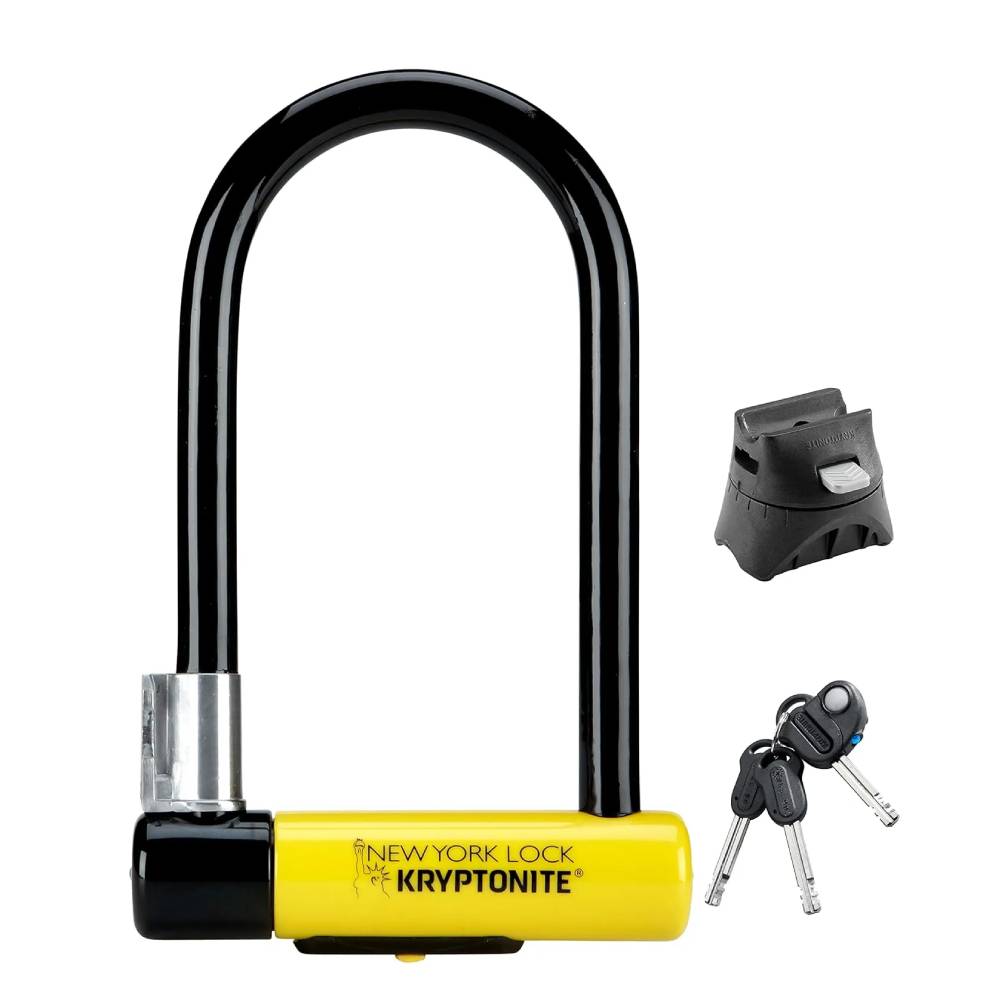 Kryptonite Bike U-Lock with Mounting Bracket and Keys Kryptonite Bike U-Lock with Mounting Bracket and Keys