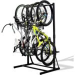 StoreYourBoard Teal Triangle Freestanding 5 Bike Storage Rack