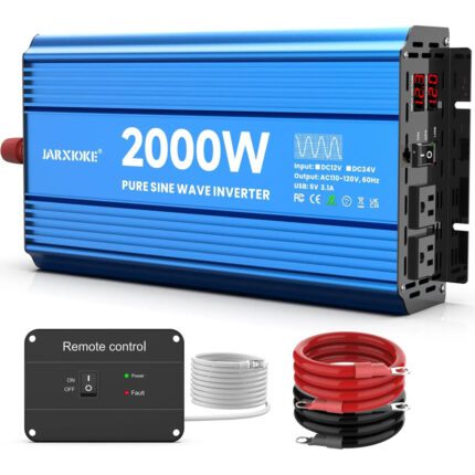 JARXIOKE Watt Pure Sine Wave Power Inverter,for Home
