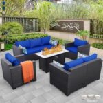 5 Piece Furniture Outdoor Sectional Cushions
