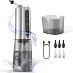 Upwayde Water Powered Ear Cleaner with 6 Reusable Replacement Tips and 3 Water Pressure Modes