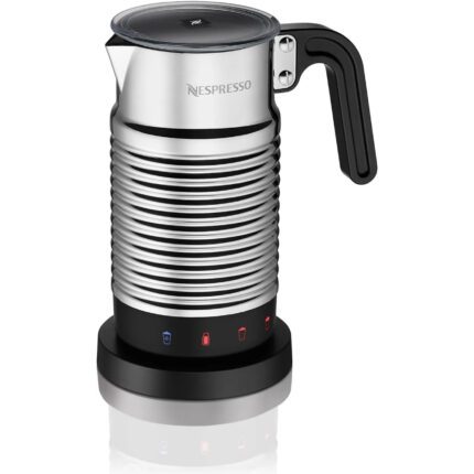 Nespresso Aeroccino 4 Thefully froths cold milk in 60 seconds