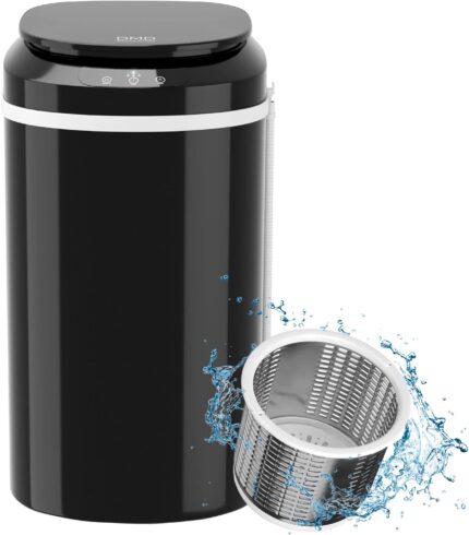 DMD? Large 7kg Spin Dryer Power Saving,Clothes Spinner Portable | Energy Efficiency Class: A+++,Gravity Drain With Non-Slip Feet & Spin Basket 320W