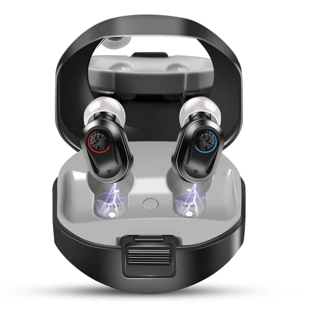 Kullre Hearing Amplifiers for Seniors with Mirror,Rechargeable Hearing Aids with Volume Adjustable Kullre Hearing Amplifiers for Seniors with Mirror,Rechargeable Hearing Aids with Volume Adjustable