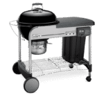 Weber Performer Deluxe 22??? Black Charcoal Grill with Gas Ignition and Gourmet BBQ System