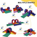 TODEFULL 10 Piece Foam Climbing Blocks,Soft Climbing Toys