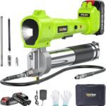 ?TaskStar Grease Gun Battery Powered,[Super Efficient] Electric Grease Gun Kit