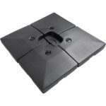 C-Hopetree 356 lb Heavy Duty Base Weights Stand 4 Piece Set