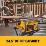 DEWALT 15 Amp Corded 814 in Compact Jobsite Tablesaw