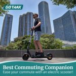 Adult Electric Scooter,8.5 Inch Pneumatic Tires,Max Range 14/18 Miles,Max Speed 15.5/18 MPH,Powered by 300 Watt Motor,with Cruise Control Adult Folding Electric Scooter