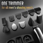 Ufree Beard Trimmer for Men,Waterproof Electric Razor for Nose,Body,Face and Mustache,Cordless Hair Clippers Shavers for Men Grooming Kit,Gifts for Men Husband Father