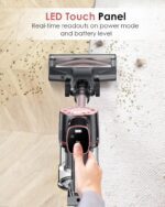 Vexilar Cordless Vacuum Cleaner for Home - 25Kpa Stick Vacuum with Self Standing Design