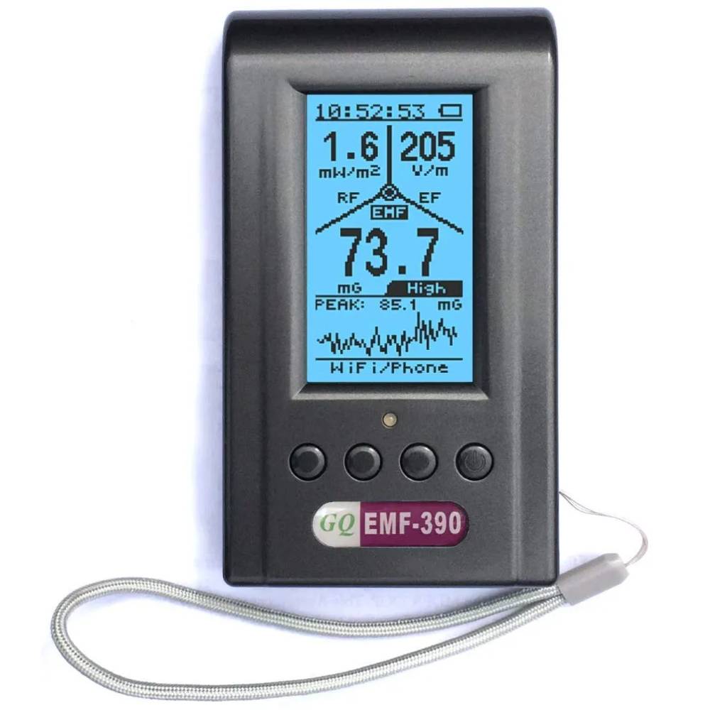 GQ 3-in-1 EMF ELF RF Meter with Data Logger and 2.5Ghz Spectrum Analyzer GQ 3-in-1 EMF ELF RF Meter with Data Logger and 2.5Ghz Spectrum Analyzer