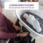 4moms MamaRoo Sleep Bassinet Supports Baby's Sleep with Adjustable Features