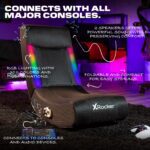 X Rocker Solo RGB Mesh 2.0 Audio Floor Rocker,30.1 x 15.4 x 24.2,Rocking Video Game Chair