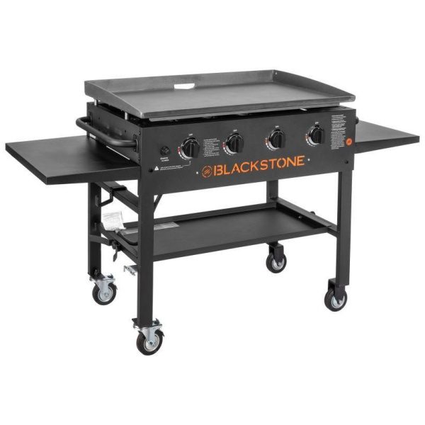 Blackstone 4-Burner 36" Griddle Cooking Station with Side Shelves Blackstone 4-Burner 36" Griddle Cooking Station with Side Shelves
