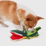 Alligator Dog Toy Plush Pet SniffingToy