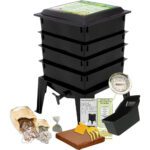 Worm Factory 360 Black Composting System Easy to Assemble,No Odor