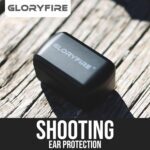 GLORYFIRE Shooting Ear Protection Ear Plugs for Shooting Range Hearing Protection 26dB Noise Reduction