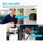 Battery Security Camera Outdoor,Conico 24G WiFi 1080P Wireless Home Rechargeable Outside Camera,IP Surveillance Cameras with 2Way AudioNight VisionMotion DetectionWaterproof Cloud Storage