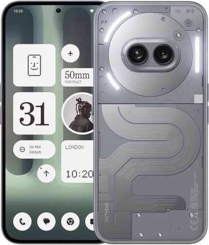 Nothing Phone (2a) 12+256GB - Unlocked mobile phone with Nothing OS 2.5 - Black