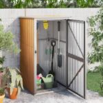 Metal Garden Tool Shed in 4 Colours / 3 Sizes