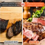 Portable Wood Pellet Grill and Smoker,Electric Outdoor 8 in 1 Tabletop Grills for RV Camping Tailgating RV Cooking BBQ,Intelligent Temperature Control and Superheated Steam Technology