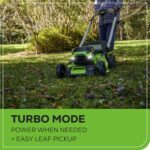 Greenworks 60V 21?? Cordless (Self-Propelled) Lawn Mower,2 x 4.0Ah Batteries and Dual Port Rapid Charger