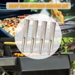 Fenluqi 4-Set Heavy Duty Cast Stainless Steel Grill Burners