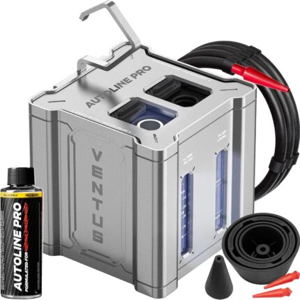 AutoLine Pro Ventus Automotive Smoke Machine with Built-in Li-Ion Battery,Air Compresso