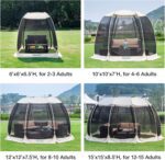 Alvantor Screen House Gazebo with Mosquito Netting Sides