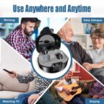 Kullre Hearing Amplifiers for Seniors with Mirror,Rechargeable Hearing Aids with Volume Adjustable